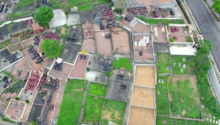 Việc tự ý phân lô bán đất nghĩa trang là hành vi vi phạm pháp luật